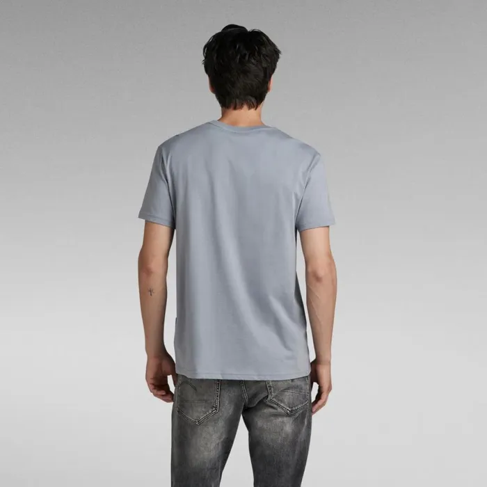 TShirts and Polos Men GStar RAW Wrinkled Letters TShirt Dim Grey