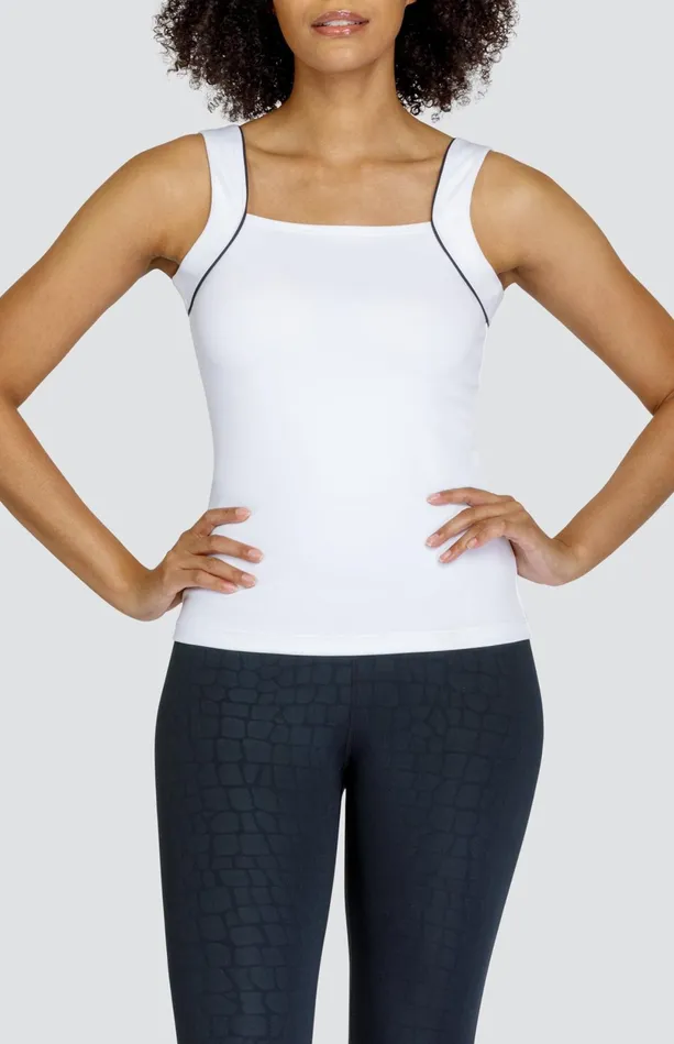 Tail Activewear Cato Tank 8211 Chalk White Women Tanks