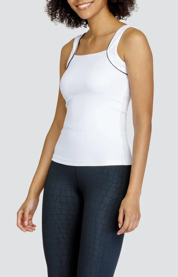 Tail Activewear Cato Tank 8211 Chalk White Women Tanks