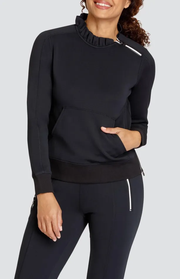 Tail Activewear Condoleezza Noir Black Pullover Women Long Sleeve