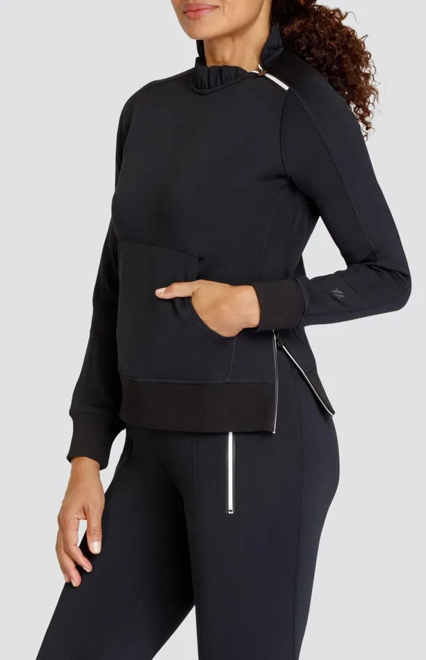 Tail Activewear Condoleezza Noir Black Pullover Women Long Sleeve