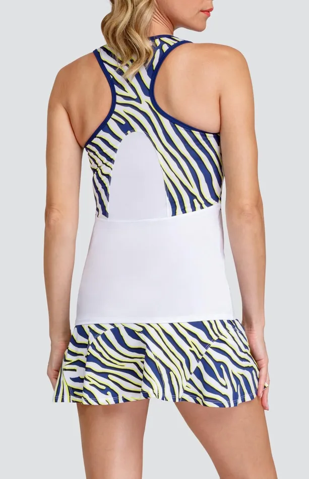 Tail Activewear Diamond Tank 8211 Lemon Zebra 8211 FINAL SALE Women Tanks