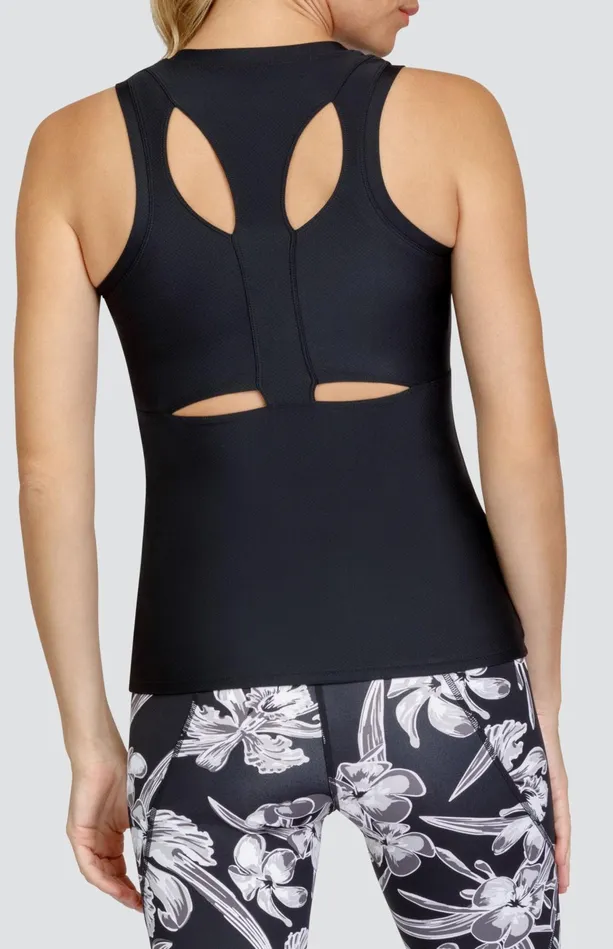 Tail Activewear Luanda Tank 8211 Onyx Black 8211 FINAL SALE Women Tanks