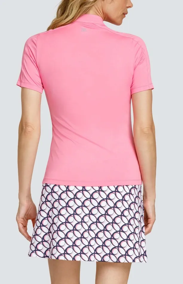 Tail Activewear Mckenna Top 8211 Camelia Pink Women Short Sleeve
