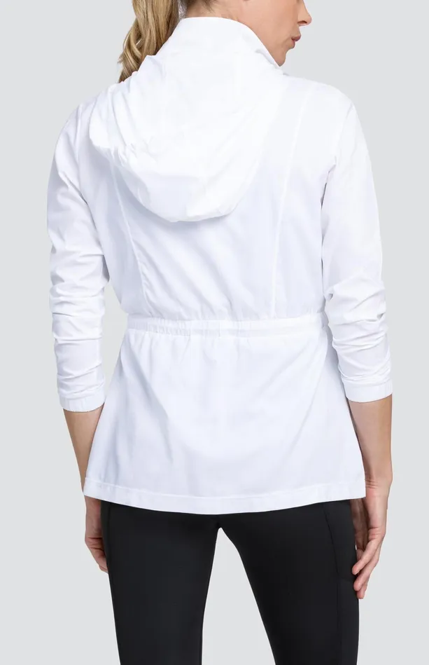Tail Activewear Nola Water Resistant Jacket 8211 Chalk White Women Jackets And Vests