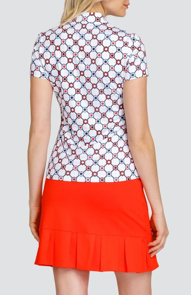 Tail Activewear Rosalia Top 8211 Divine Geo Women Short Sleeve
