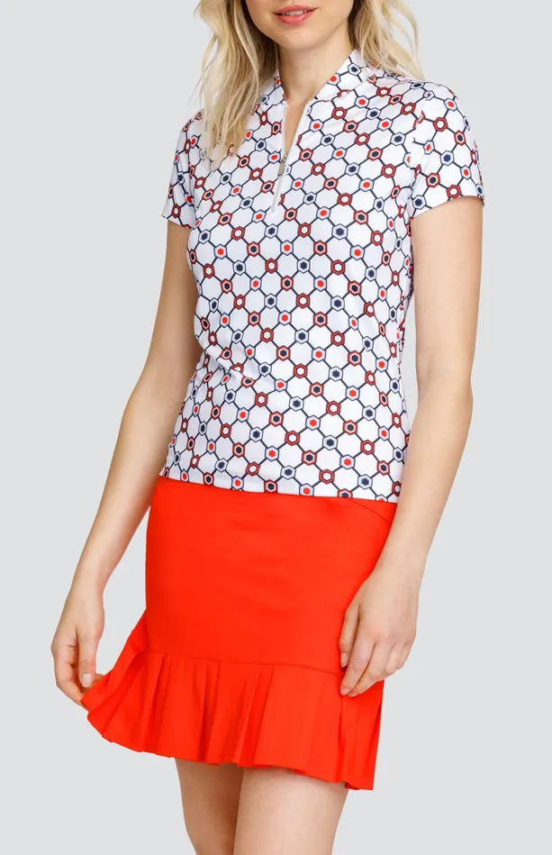 Tail Activewear Rosalia Top 8211 Divine Geo Women Short Sleeve