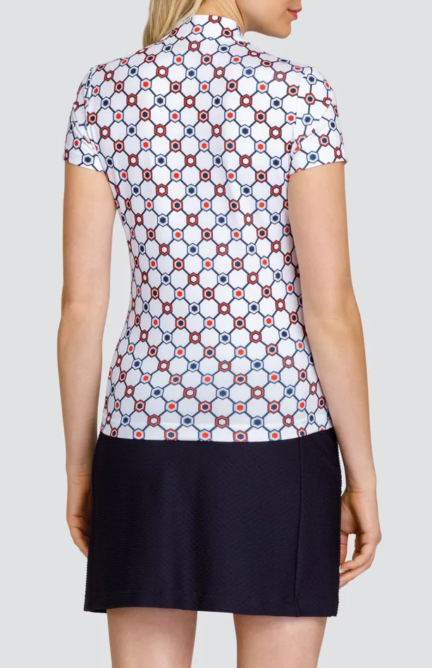 Tail Activewear Rosalia Top 8211 Divine Geo Women Short Sleeve