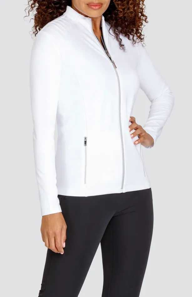 Tail Activewear Siona Jacket 8211 Chalk White Women Jackets And Vests