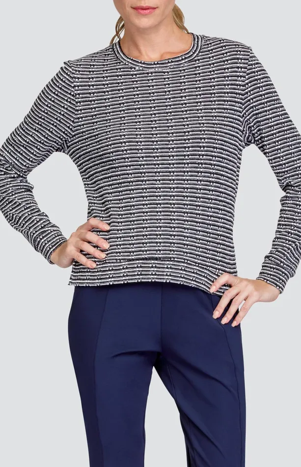 Tail Activewear Viola Top 8211 ChalkOnyx Women Long Sleeve