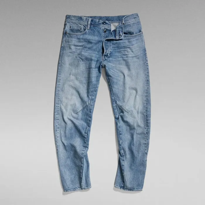 Tapered Men GStar RAW Arc 3D Jeans Sun Faded Air Force Blue