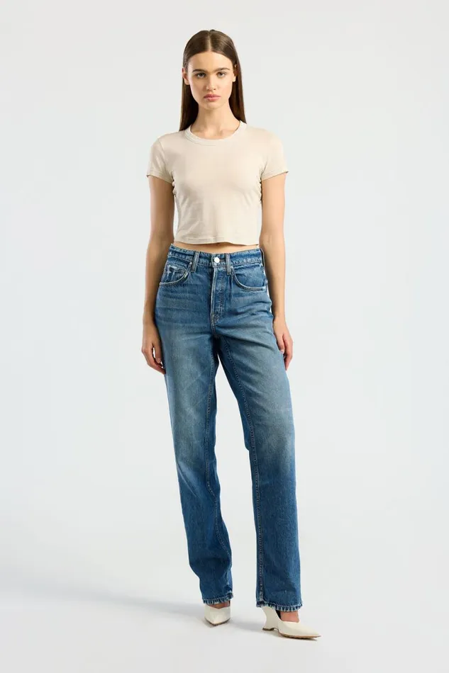 Tees Women COTTON CITIZEN Standard Baby Tee Vintage Oatmeal