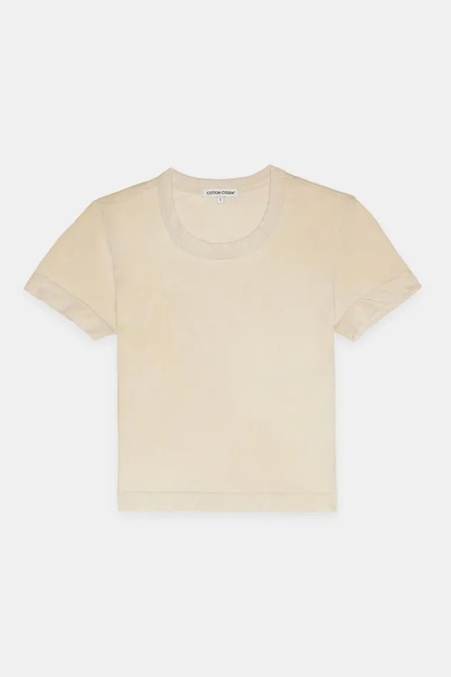 Tees Women COTTON CITIZEN Standard Baby Tee Vintage Oatmeal