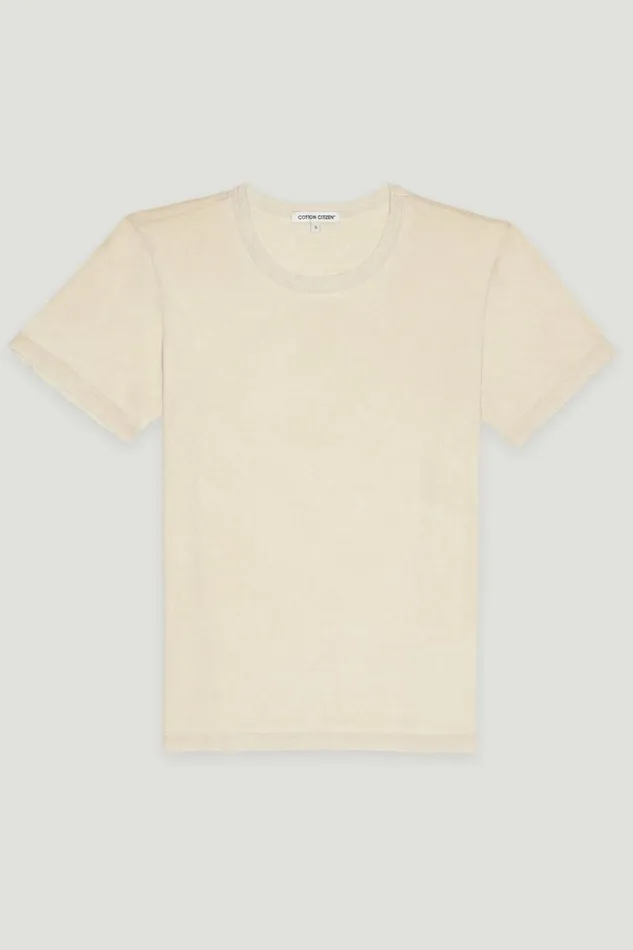 Tees Women COTTON CITIZEN Standard Tee Vintage Oatmeal Tees Women COTTON CITIZEN Standard Tee Vintage Oatmeal