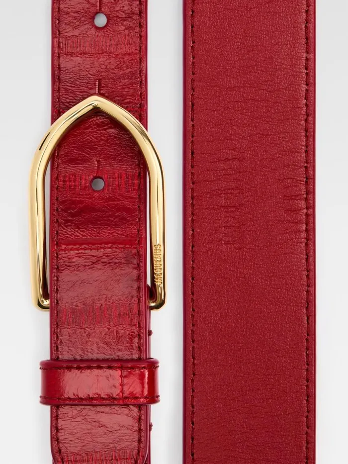 The Bambino Belt Dark Red WomenMen JACQUEMUS Belts The Bambino Belt Dark Red WomenMen JACQUEMUS Belts