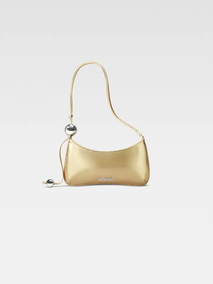 The Bisou Perle Gold Women JACQUEMUS Shoulder Bags