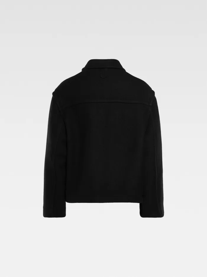 The Cropped Coat Black Men JACQUEMUS Coats and Jackets The Cropped Coat Black Men JACQUEMUS Coats and Jackets
