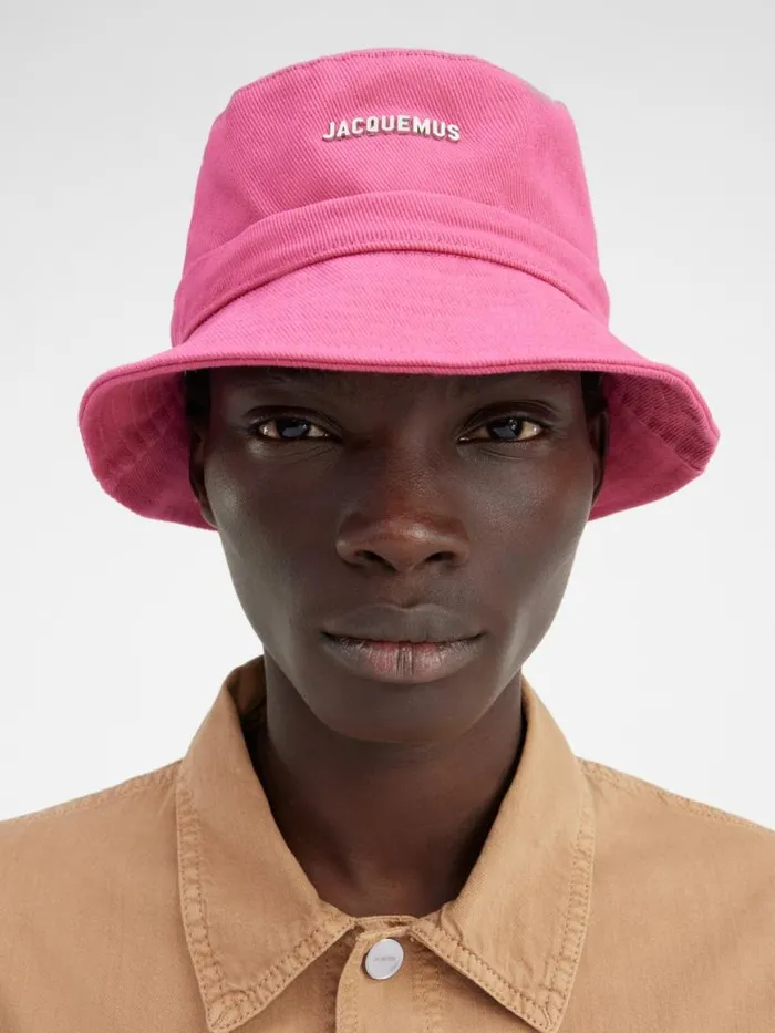 The Gadjo Bucket Hat Pink WomenMen JACQUEMUS Hats The Gadjo Bucket Hat Pink WomenMen JACQUEMUS Hats