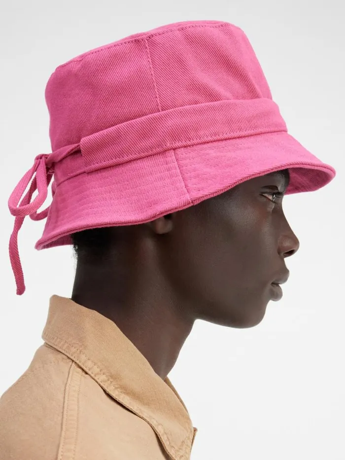 The Gadjo Bucket Hat Pink WomenMen JACQUEMUS Hats The Gadjo Bucket Hat Pink WomenMen JACQUEMUS Hats