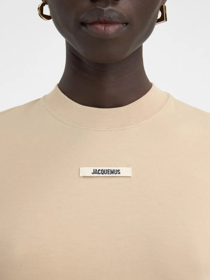 The Gros Grain Longsleeve Tshirt Beige Women JACQUEMUS Tshirts The Gros Grain Longsleeve Tshirt Beige Women JACQUEMUS Tshirts