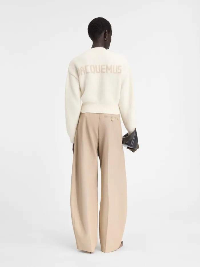 The Jacquemus Knit Light Beige Women JACQUEMUS Knits The Jacquemus Knit Light Beige Women JACQUEMUS Knits