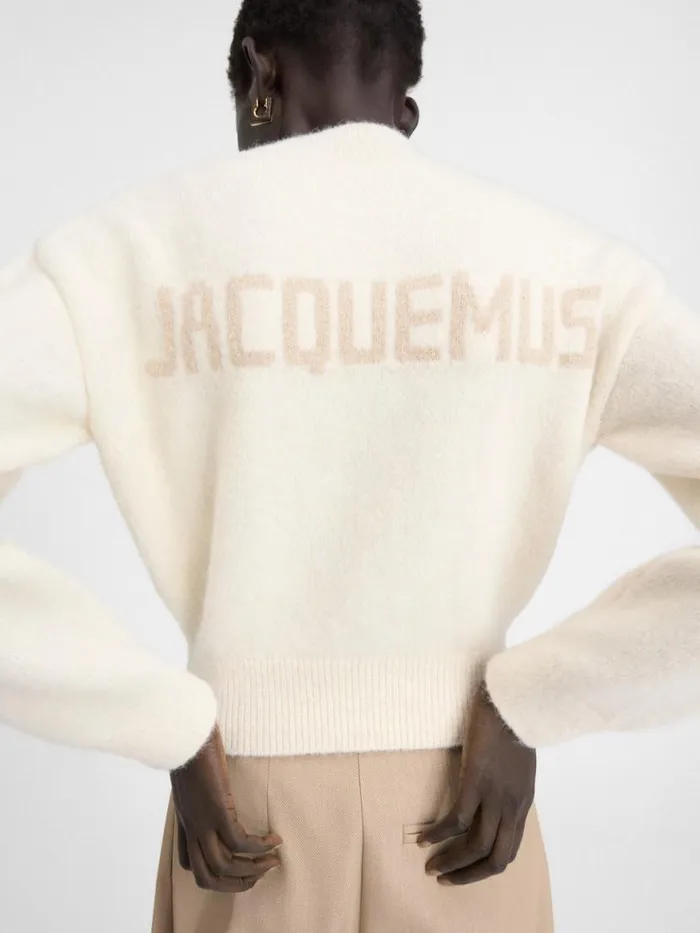 The Jacquemus Knit Light Beige Women JACQUEMUS Knits The Jacquemus Knit Light Beige Women JACQUEMUS Knits