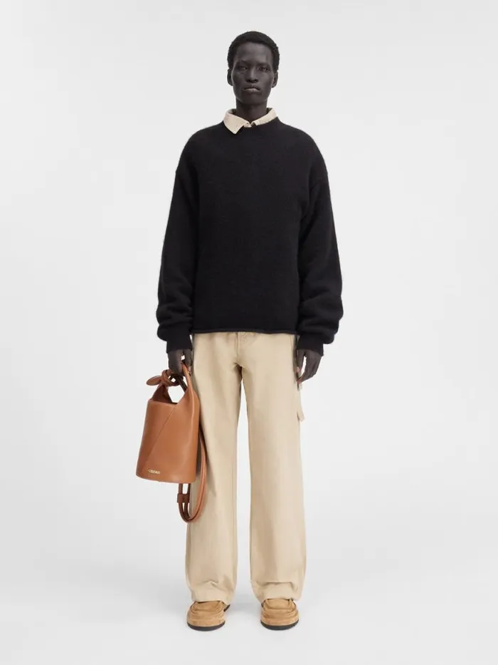 The Jacquemus Sweater Black Men JACQUEMUS Knits