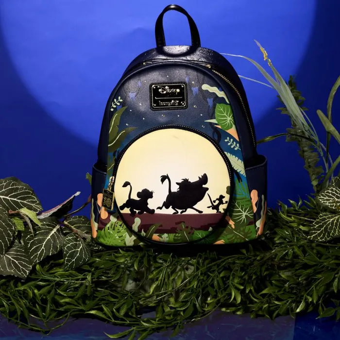 The Lion King 30th Anniversary Hakuna Matata Silhouette Mini Backpack Unisex Loungefly Backpacks The Lion King 30th Anniversary Hakuna Matata Silhouette Mini Backpack Unisex Loungefly Backpacks