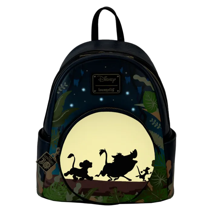 The Lion King 30th Anniversary Hakuna Matata Silhouette Mini Backpack Unisex Loungefly Backpacks The Lion King 30th Anniversary Hakuna Matata Silhouette Mini Backpack Unisex Loungefly Backpacks