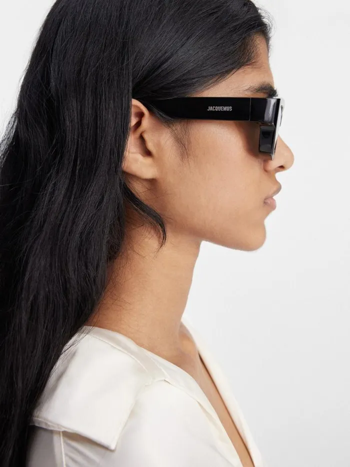 The Meridiano Sunglasses Black WomenMen JACQUEMUS Sunglasses The Meridiano Sunglasses Black WomenMen JACQUEMUS Sunglasses