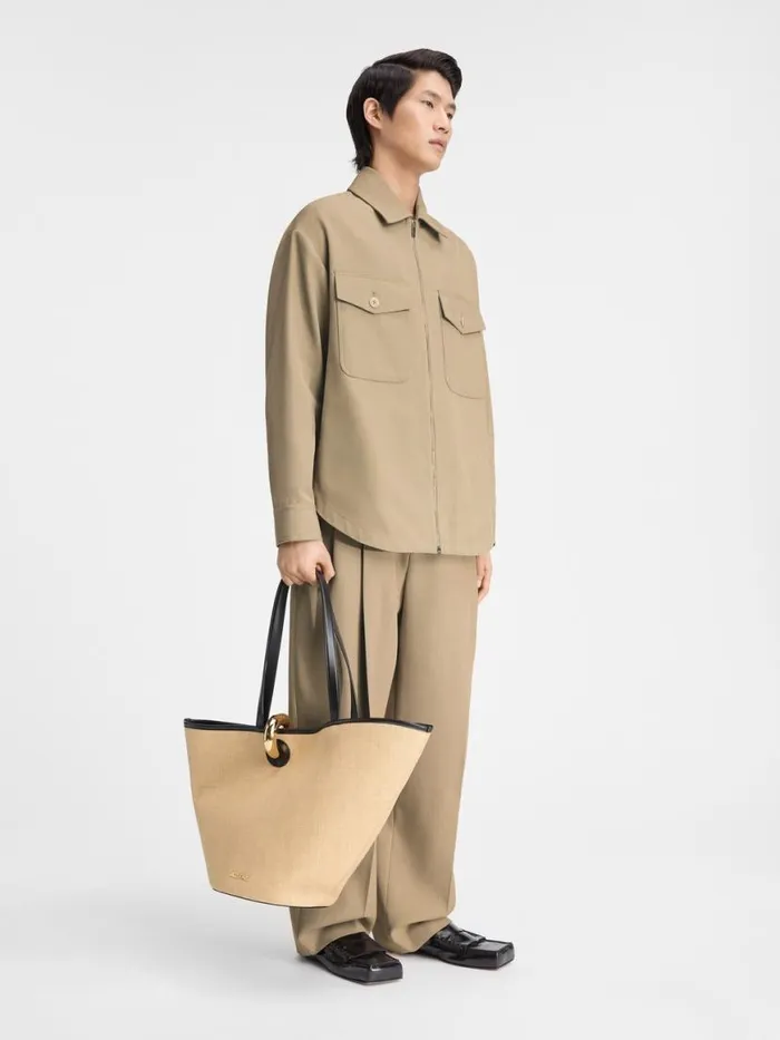The Montaigne Jacket Beige Men JACQUEMUS Coats and Jackets The Montaigne Jacket Beige Men JACQUEMUS Coats and Jackets