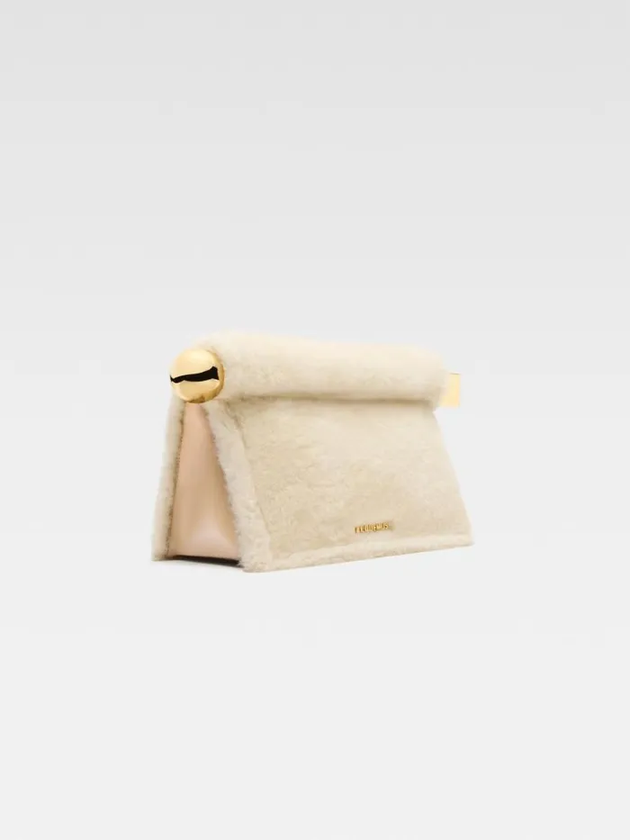 The Rond Carr Clutch Offwhite Women JACQUEMUS Crossbody and Handbags