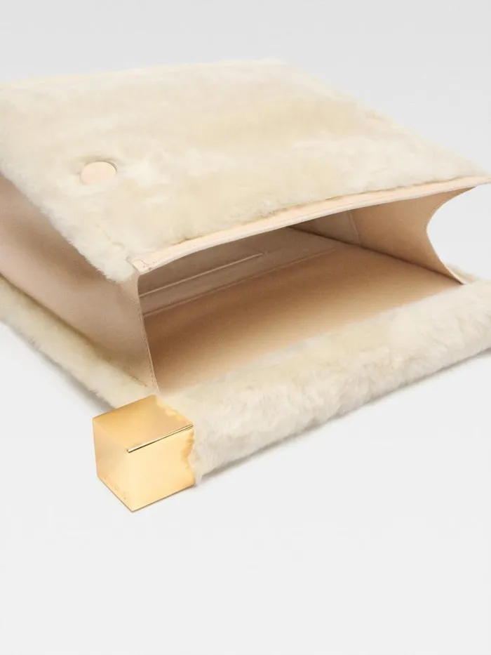 The Rond Carr Clutch Offwhite Women JACQUEMUS Crossbody and Handbags
