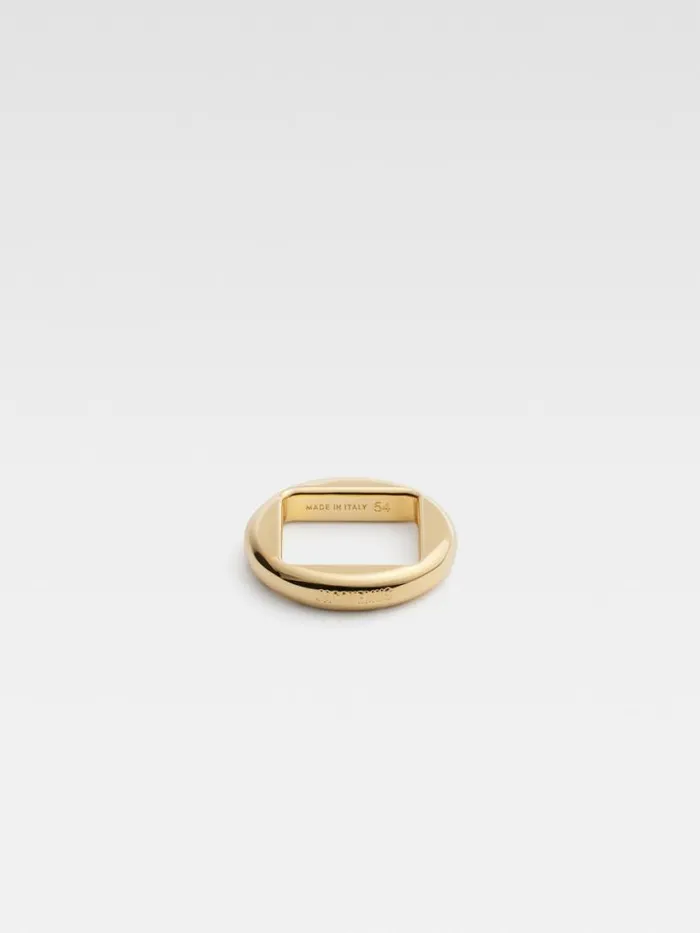 The Round Ring Light Gold Women JACQUEMUS Jewellery