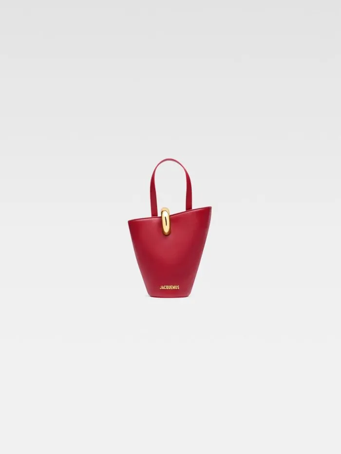 The Small Bambola Dark Red Women JACQUEMUS Crossbody and Handbags