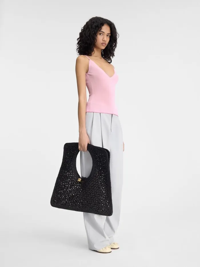 The Spallina Knit Pink Women JACQUEMUS Tops and Shirts