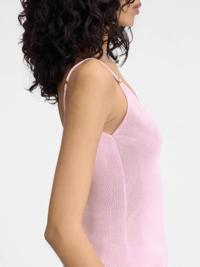 The Spallina Knit Pink Women JACQUEMUS Tops and Shirts