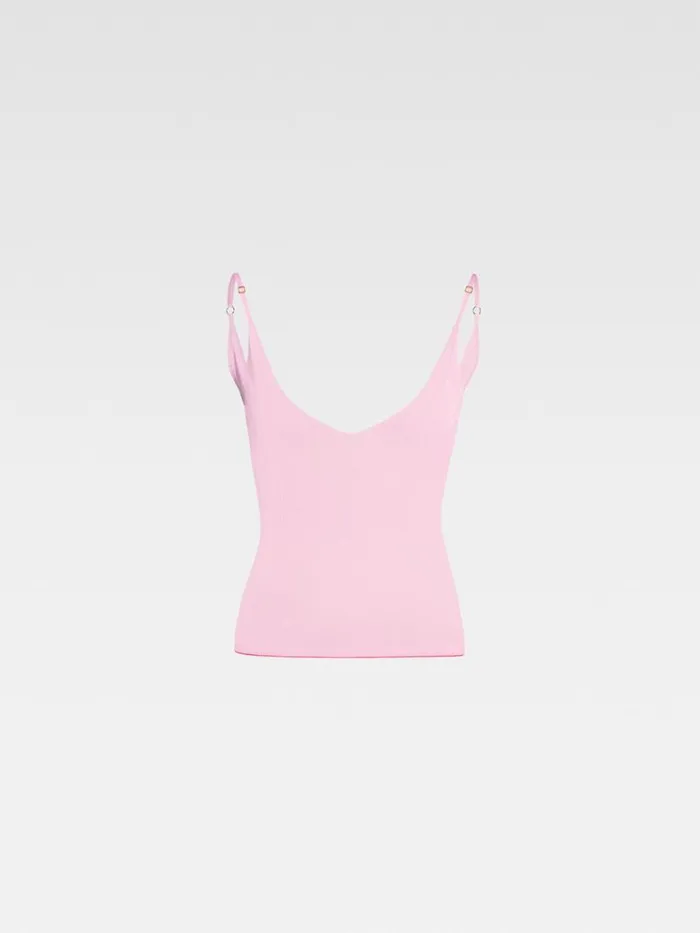 The Spallina Knit Pink Women JACQUEMUS Tops and Shirts