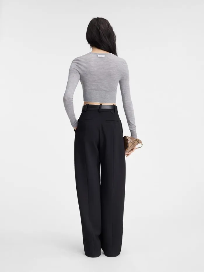 The Spiaggia Cardigan Grey Women JACQUEMUS Knits The Spiaggia Cardigan Grey Women JACQUEMUS Knits