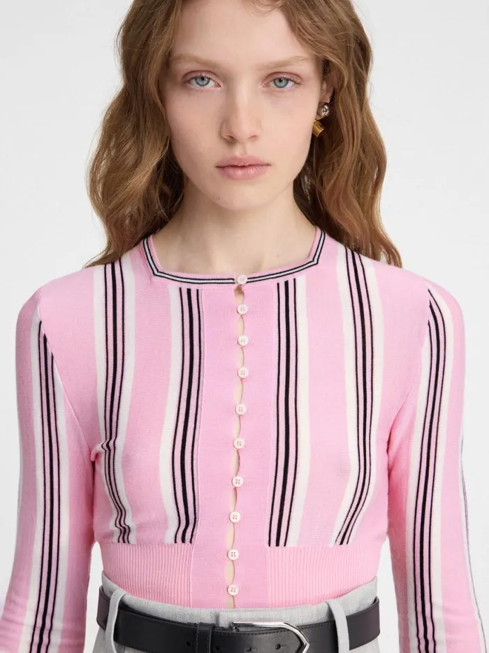 The Spiaggia Cardigan Multipink Women JACQUEMUS Knits The Spiaggia Cardigan Multipink Women JACQUEMUS Knits