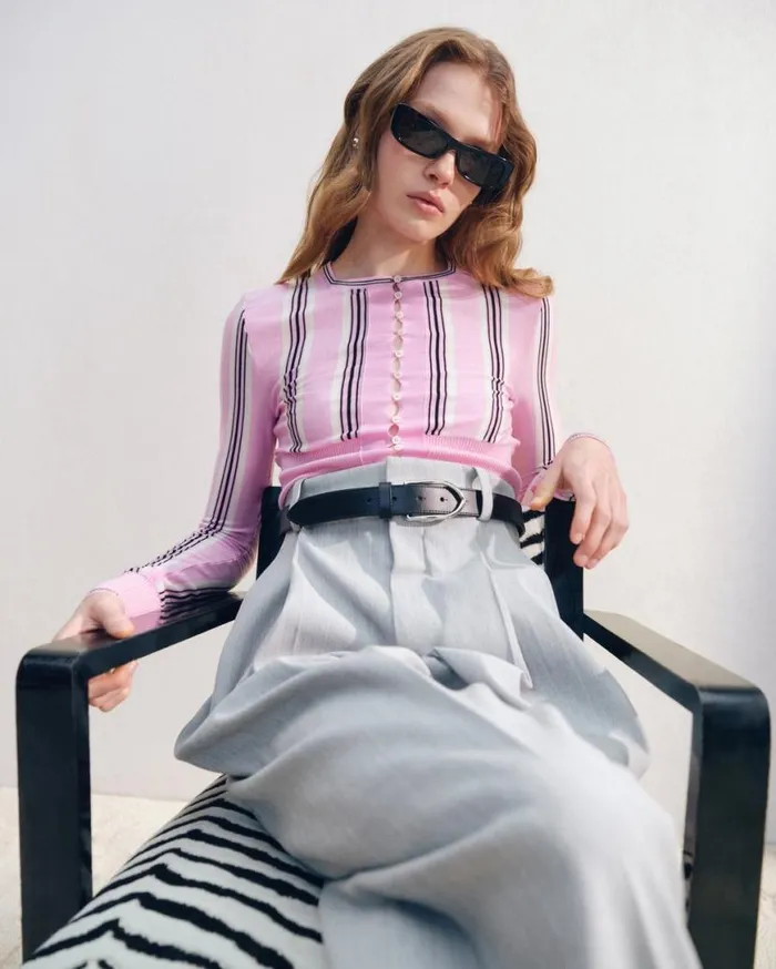 The Spiaggia Cardigan Multipink Women JACQUEMUS Knits The Spiaggia Cardigan Multipink Women JACQUEMUS Knits