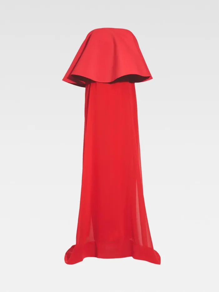 The Vela Dress Red Women JACQUEMUS Dresses and Skirts The Vela Dress Red Women JACQUEMUS Dresses and Skirts