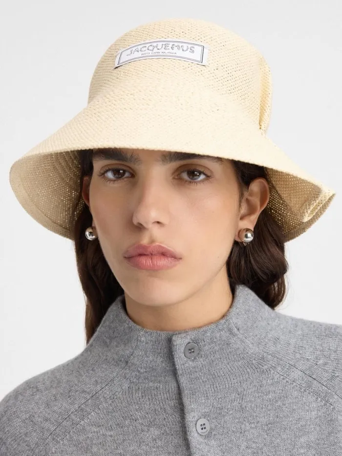 The Vela Hat Natural WomenMen JACQUEMUS Hats The Vela Hat Natural WomenMen JACQUEMUS Hats