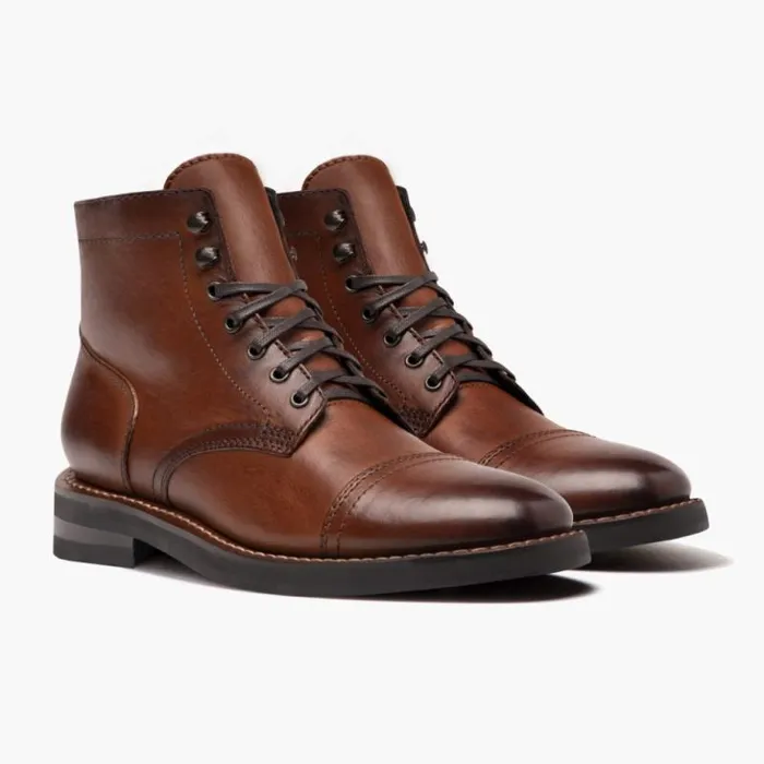 Thursday Boots LaceUp Captain Brandy 8211 Men