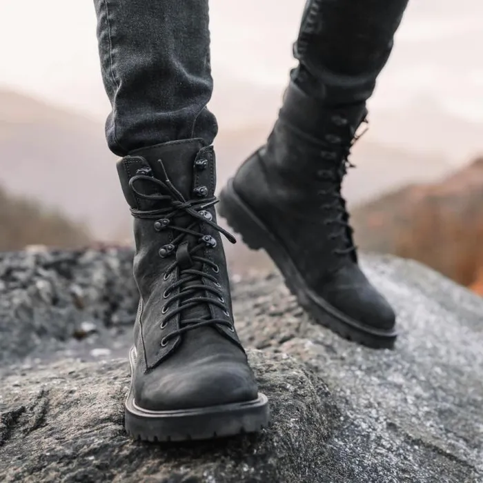 Thursday Boots LaceUp Explorer Black Matte 8211 Men Thursday Boots LaceUp Explorer Black Matte 8211 Men