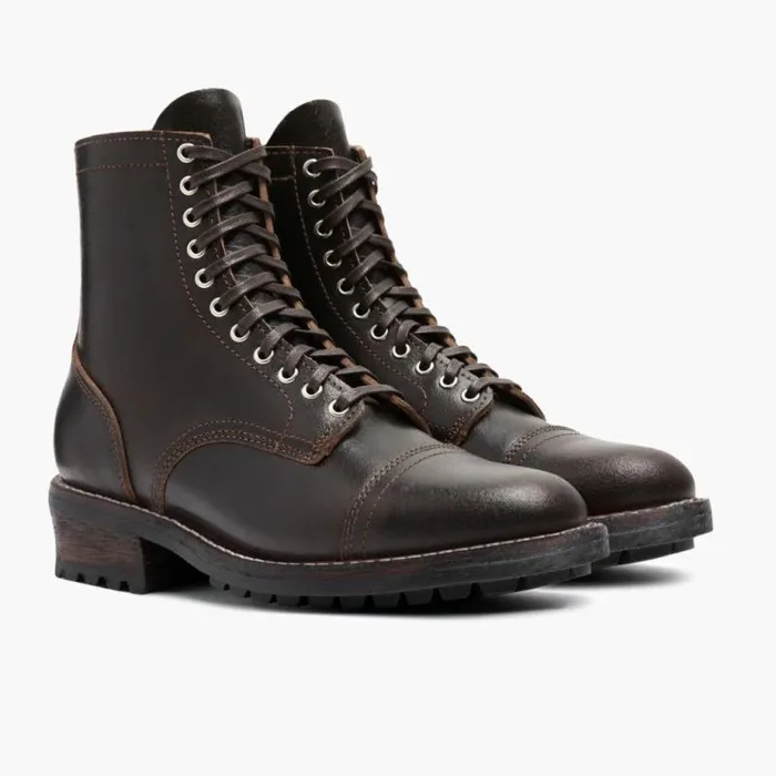Thursday Boots LaceUp Logger Waxed Cacao 8211 Men