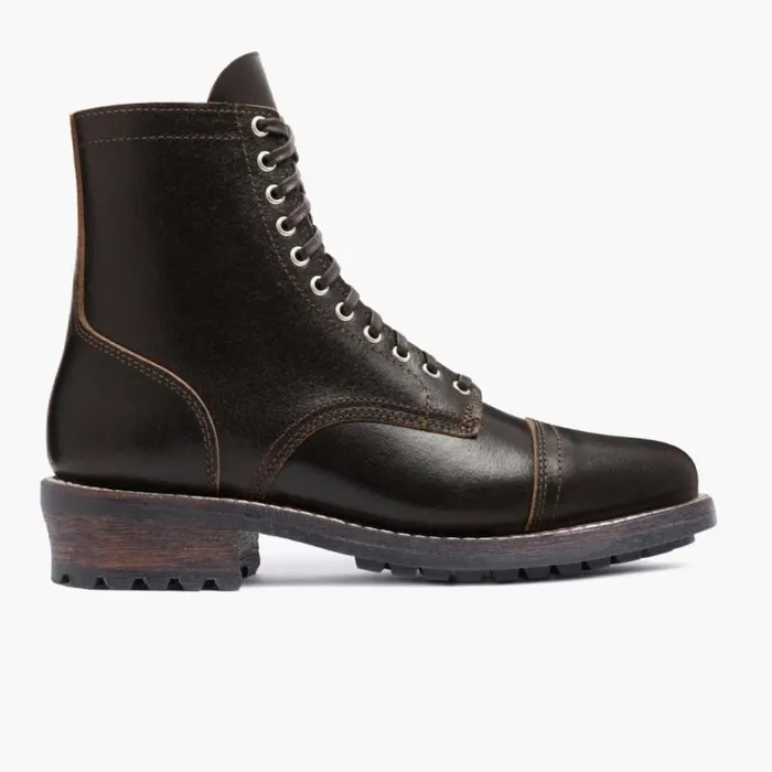 Thursday Boots LaceUp Logger Waxed Cacao 8211 Men Thursday Boots LaceUp Logger Waxed Cacao 8211 Men