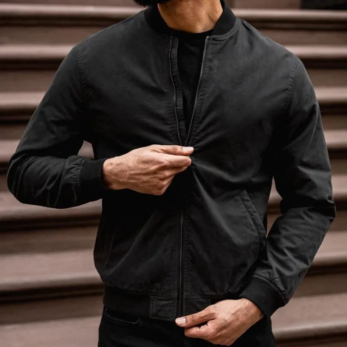Thursday Boots Leather Union Bomber Jacket Black 8211 Men Thursday Boots Leather Union Bomber Jacket Black 8211 Men