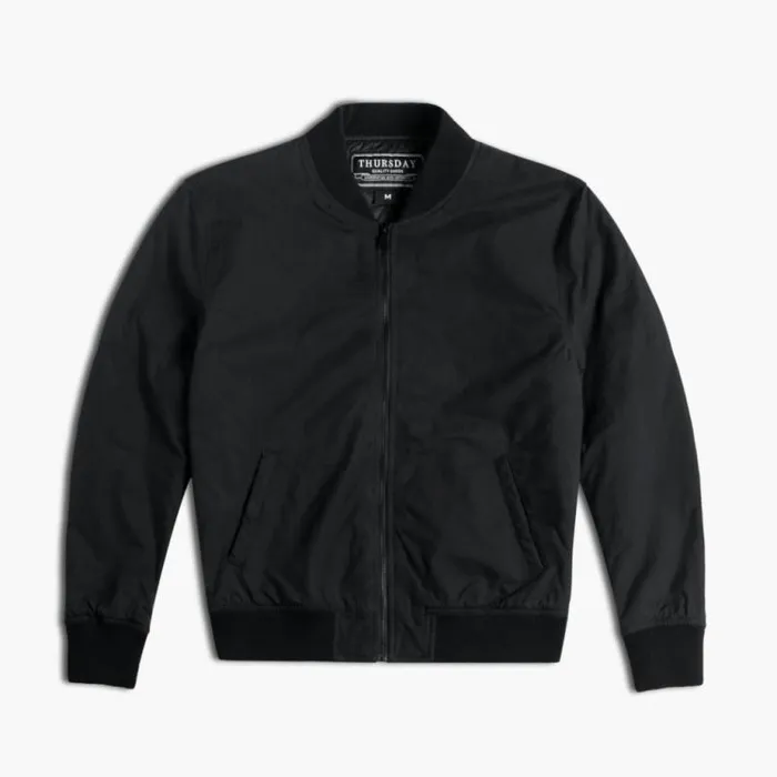 Thursday Boots Leather Union Bomber Jacket Black 8211 Men Thursday Boots Leather Union Bomber Jacket Black 8211 Men