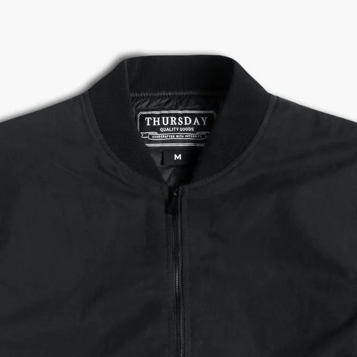 Thursday Boots Leather Union Bomber Jacket Black 8211 Men Thursday Boots Leather Union Bomber Jacket Black 8211 Men